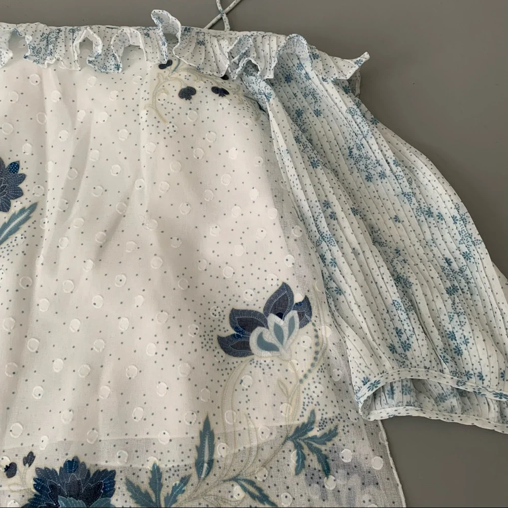 See by Chloe floral off the shoulder top - Picture 6 of 7